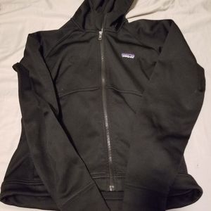Patagonia softshell jacket with thumb holes! Size small.